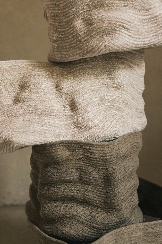 Stonewashed Basket Lorena Canals Bsk Sw Nat M 13