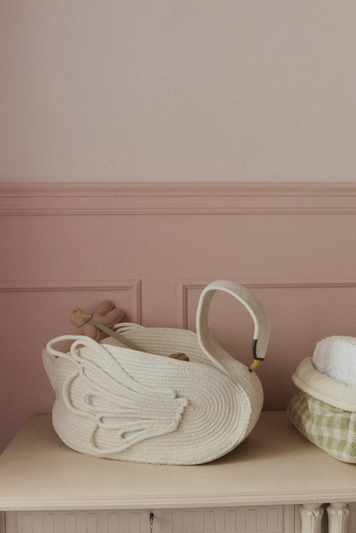 Swan Basket Lorena Canals Bsk Swan 5