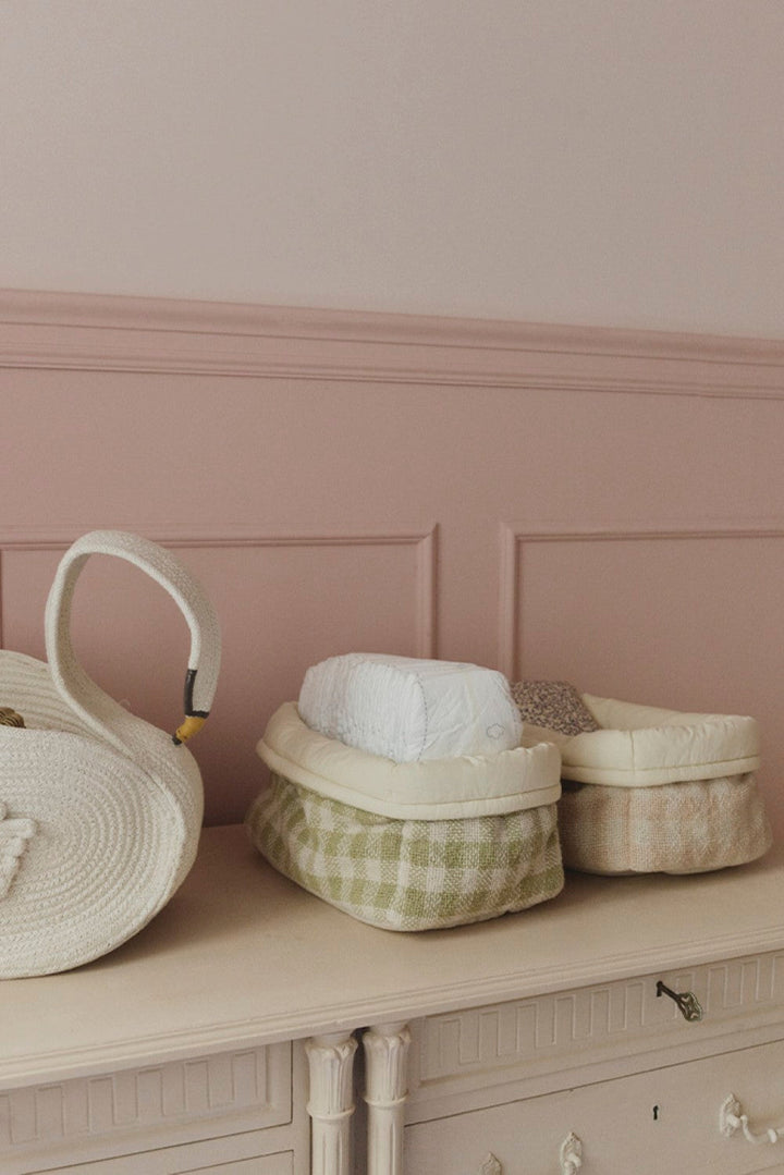 Quilted Basket Lorena Canals Bsk Swn Mat 8