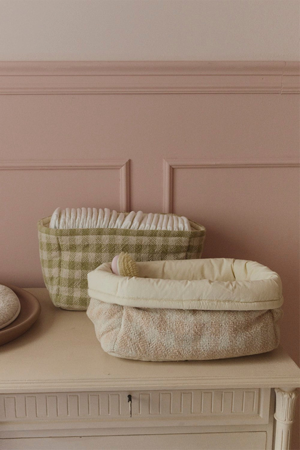 Quilted Basket Lorena Canals Bsk Swn Mat 11