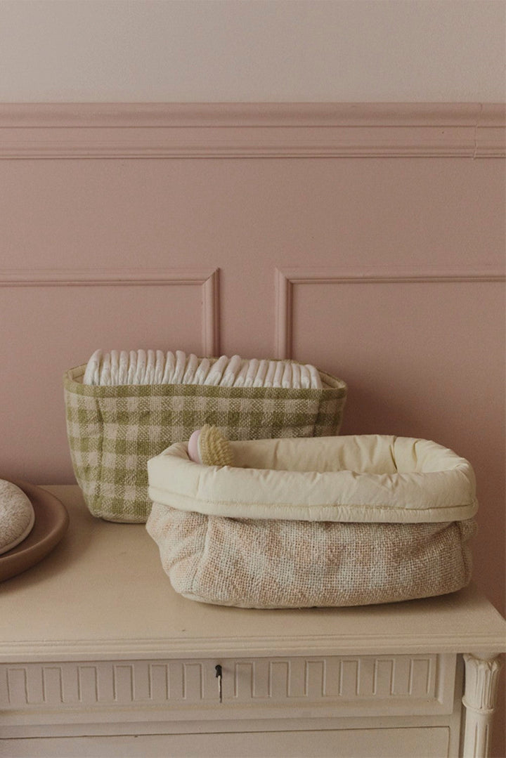 Quilted Basket Lorena Canals Bsk Swn Mat 11