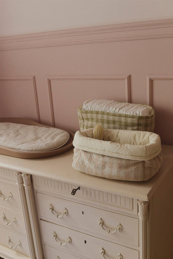 Quilted Basket Lorena Canals Bsk Swn Mat 10