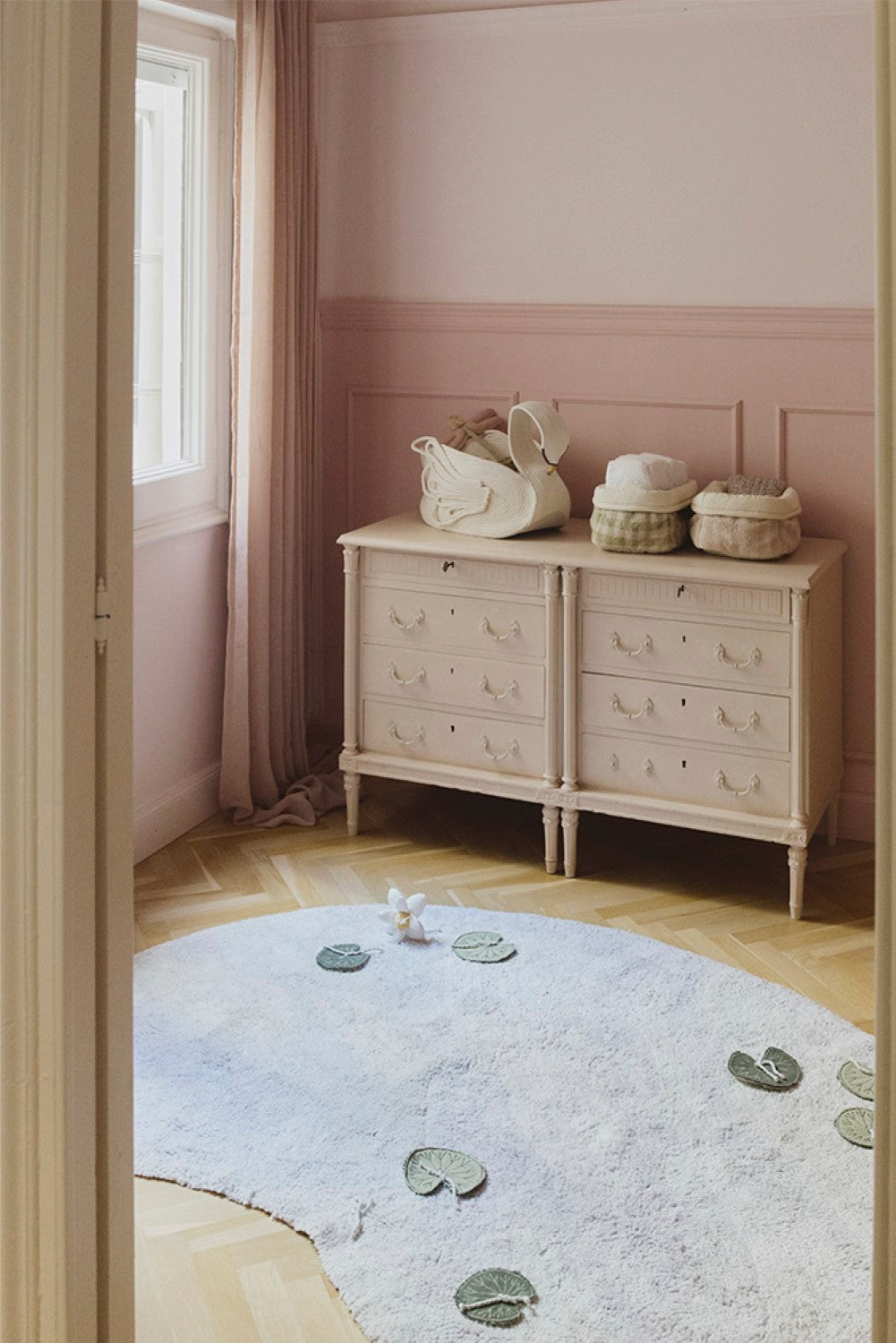 Quilted Basket Lorena Canals Bsk Swn Mat 9