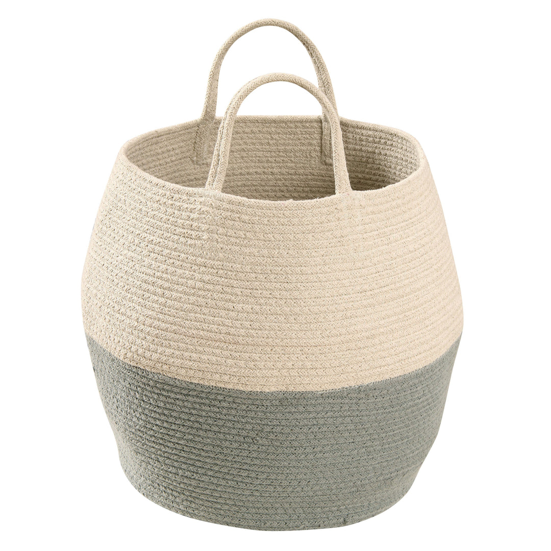 Zoco Basket in Vintage Blue & Natural design by Lorena Canals