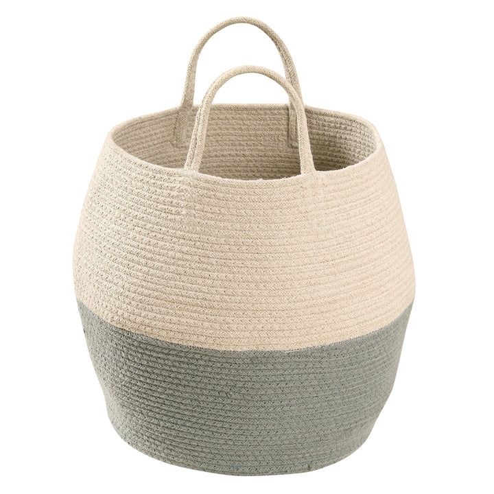 Zoco Basket in Vintage Blue & Natural design by Lorena Canals