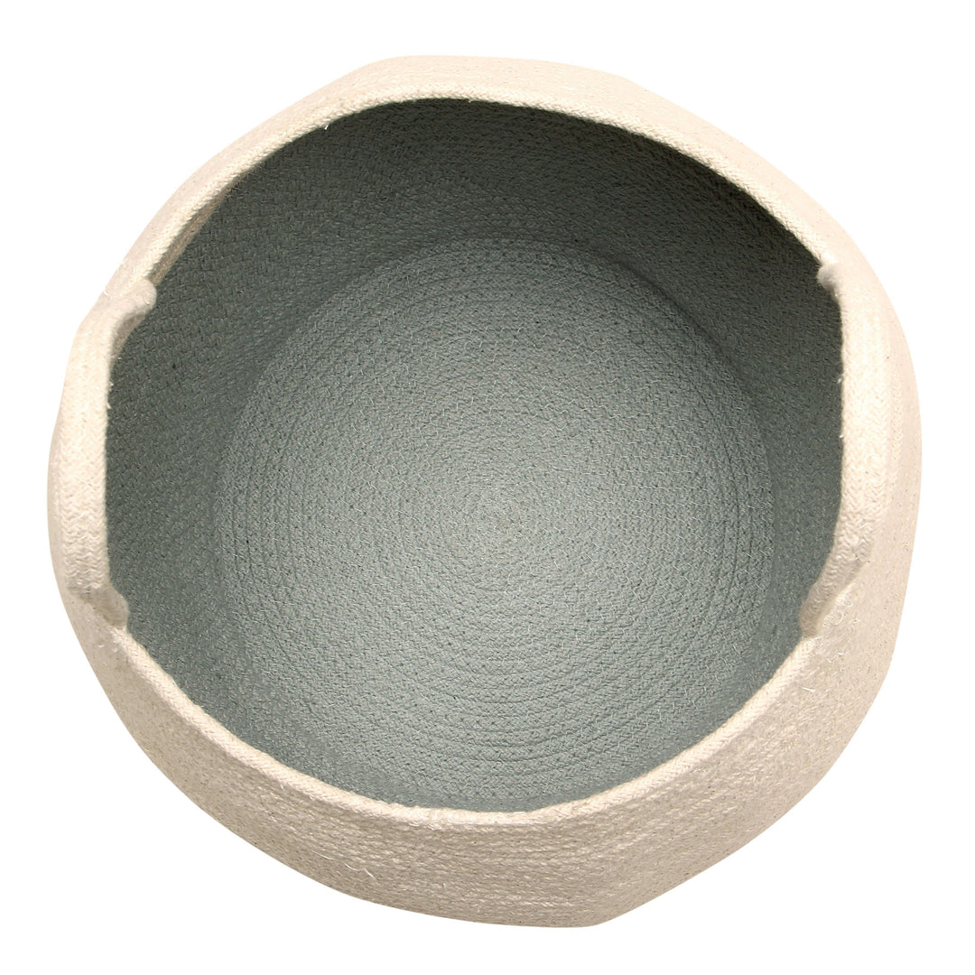 Zoco Basket in Vintage Blue & Natural design by Lorena Canals