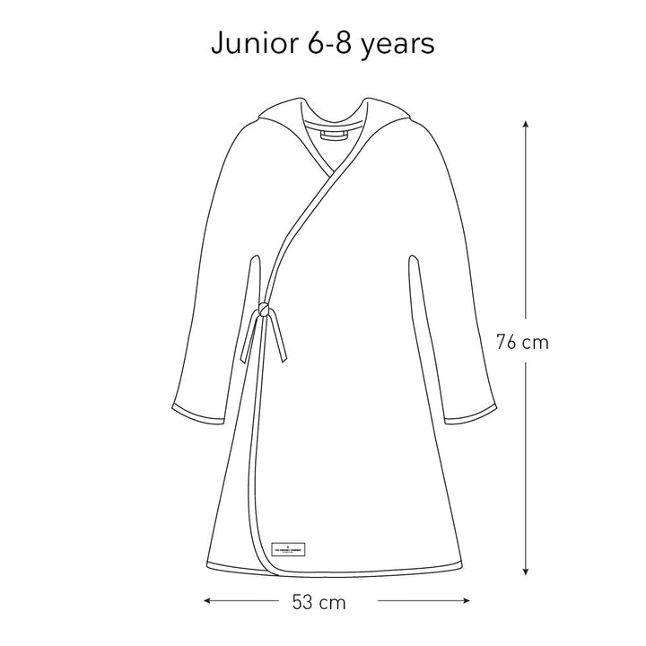 Big Waffle Junior Bathrobe In Multiple Colors Design By The Organic Company 8