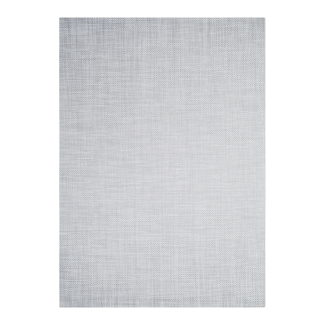 Basketweave White Silver Rug Chilewich Chw 200697 042 1