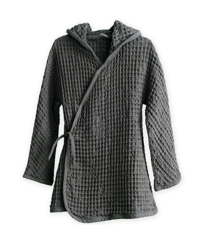 Big Waffle Junior Bathrobe In Multiple Colors Design By The Organic Company 1