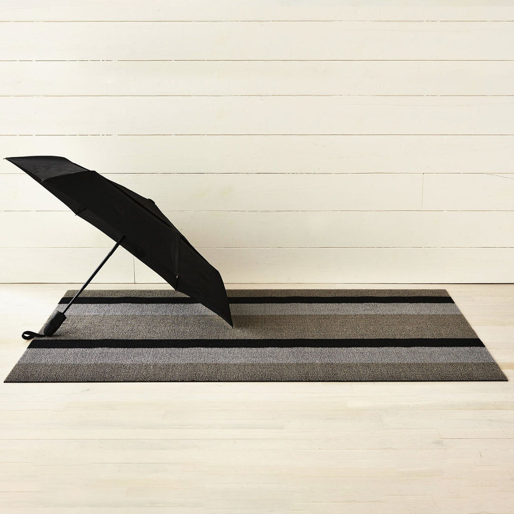 Bold Stripe Silver Black Shag Chilewich Chw 200126 004 3