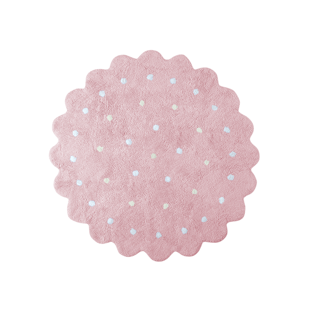 Little Biscuit Rug in Pink design by Lorena Canals