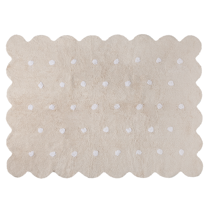 Biscuit Rug in Beige design by Lorena Canals