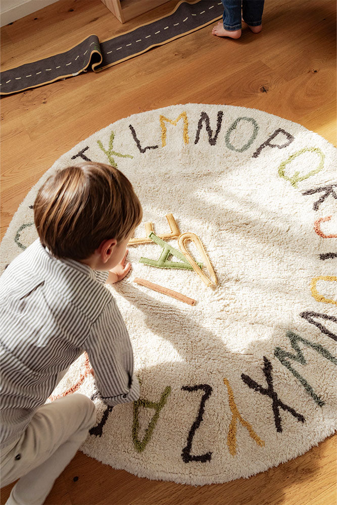 Washable Play Rug Abc Color And Letters Lorena Canals C Abc Color 5