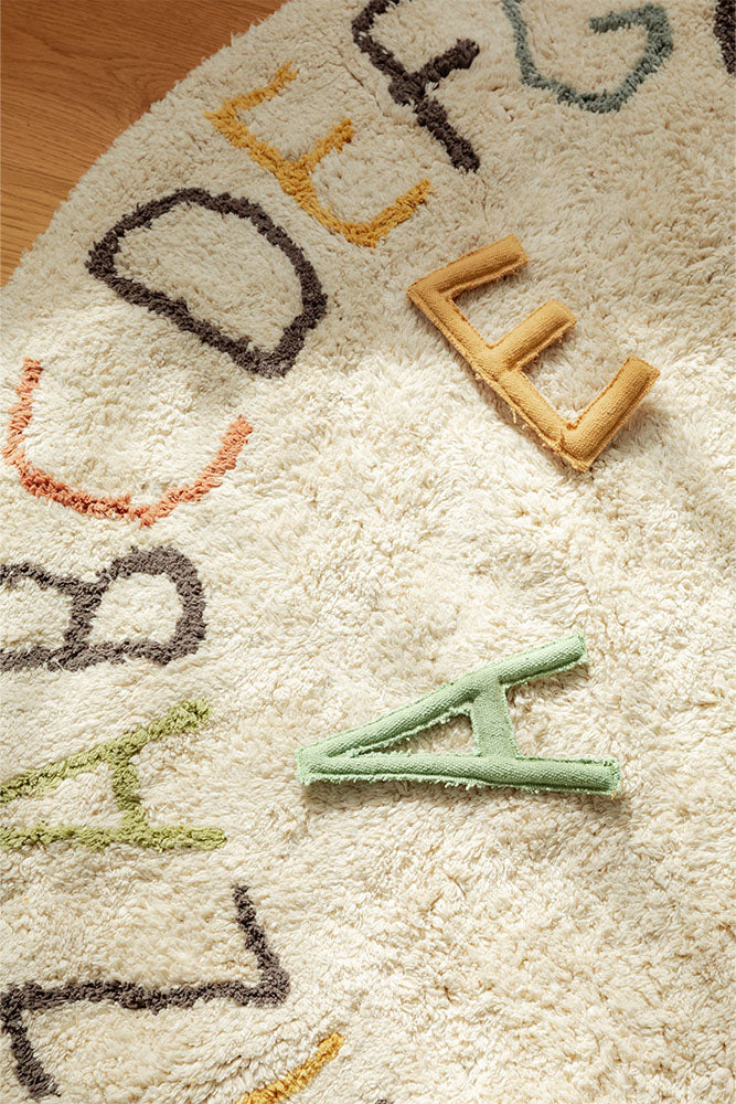 Washable Play Rug Abc Color And Letters Lorena Canals C Abc Color 7