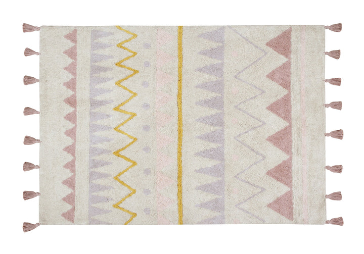 Azteca Natural Rug in Vintage Nude design by Lorena Canals