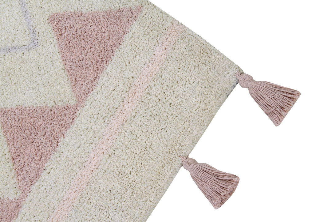 Azteca Natural Rug in Vintage Nude design by Lorena Canals