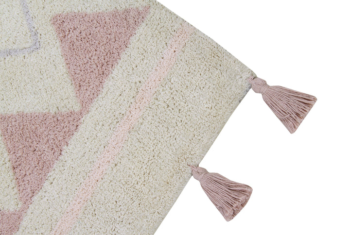 Azteca Natural Rug in Vintage Nude design by Lorena Canals