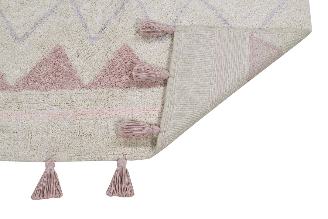 Azteca Natural Rug in Vintage Nude design by Lorena Canals