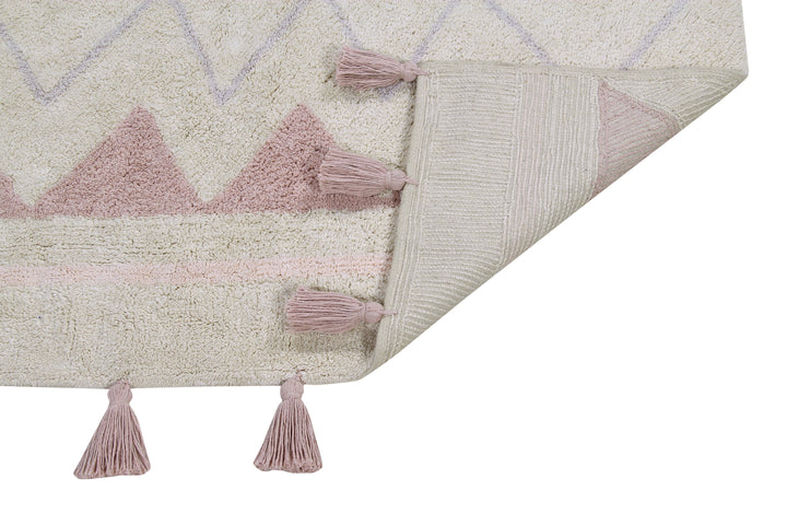 Azteca Natural Rug in Vintage Nude design by Lorena Canals