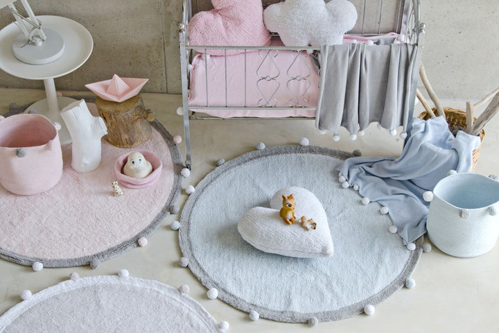 Bubbly Rug Soft Blue design by Lorena Canals