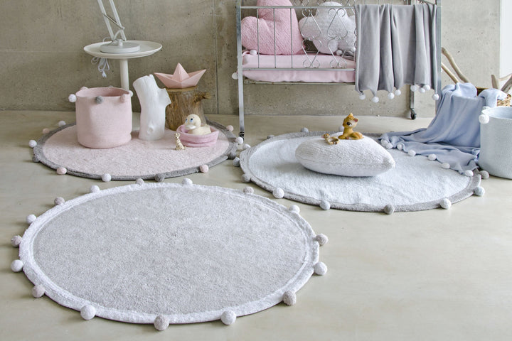 Bubbly Rug Soft Blue design by Lorena Canals
