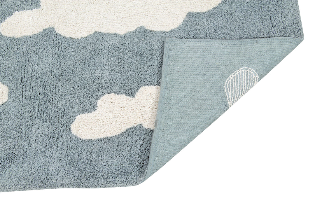 Clouds Rug in Vintage Blue design by Lorena Canals