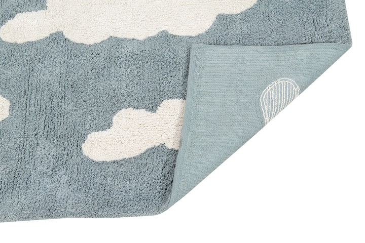 Clouds Rug in Vintage Blue design by Lorena Canals