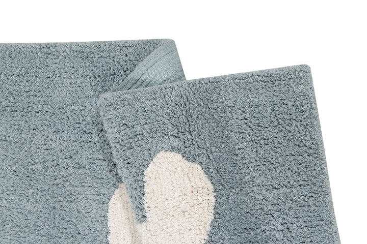 Clouds Rug in Vintage Blue design by Lorena Canals