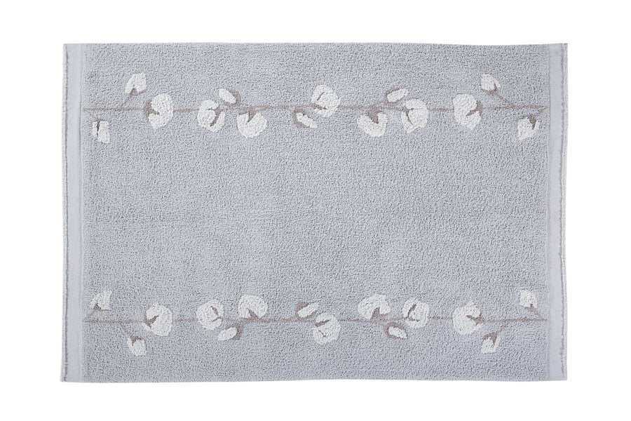 Cotton Bolls Washable Rug Design By Lorena Canals 1