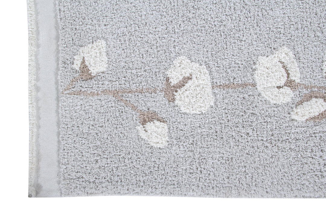 Cotton Bolls Washable Rug Design By Lorena Canals 2