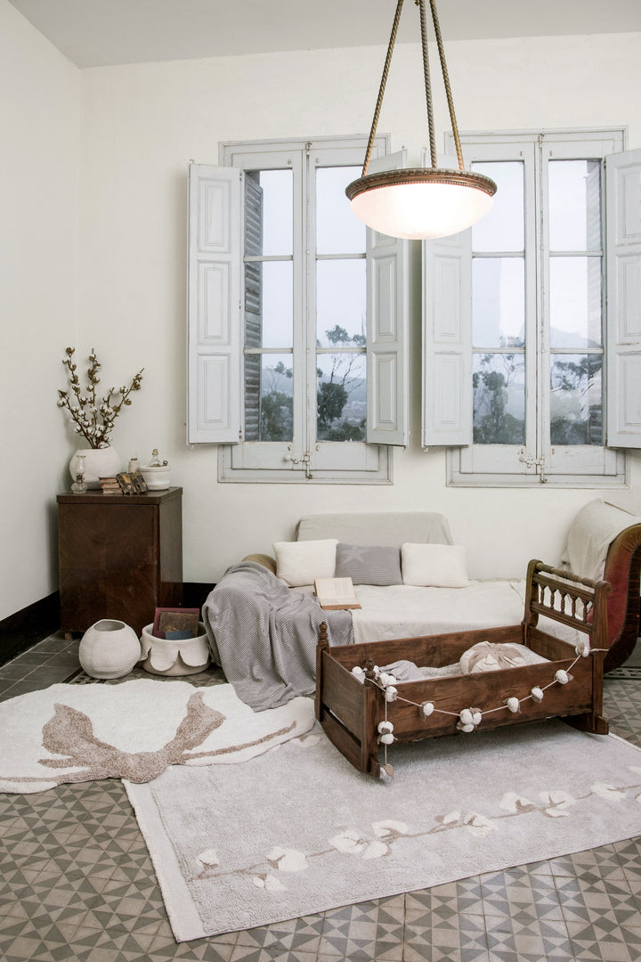 Cotton Bolls Washable Rug Design By Lorena Canals 6