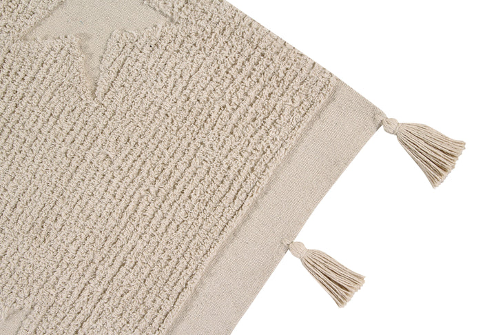 Hippy Stars Rug in Natural design by Lorena Canals