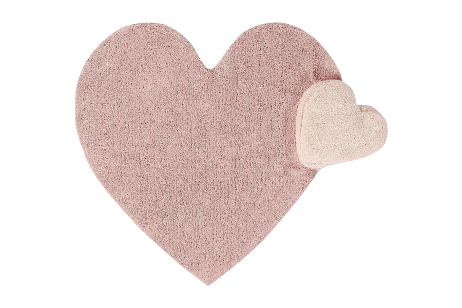 Fluffy Love Rug in Nude design by Lorena Canals