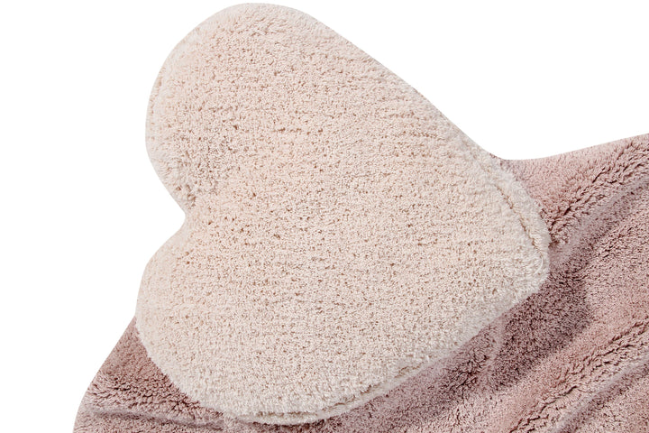 Fluffy Love Rug in Nude design by Lorena Canals