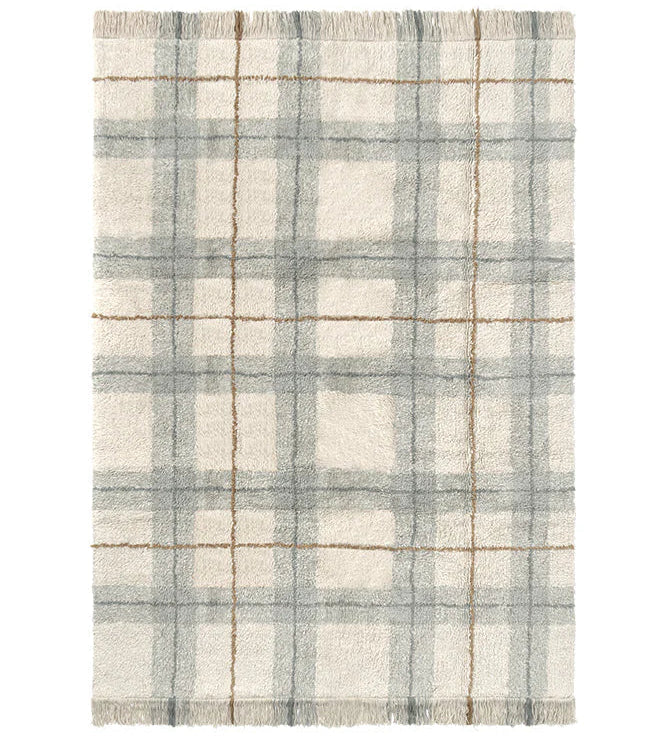 Washable Rug Tartan Blue Sage Lorena Canals C Tar Bs S 1