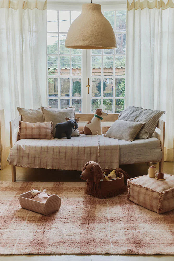 Washable Rug Tartan Rose Lorena Canals C Tar Rs S 6