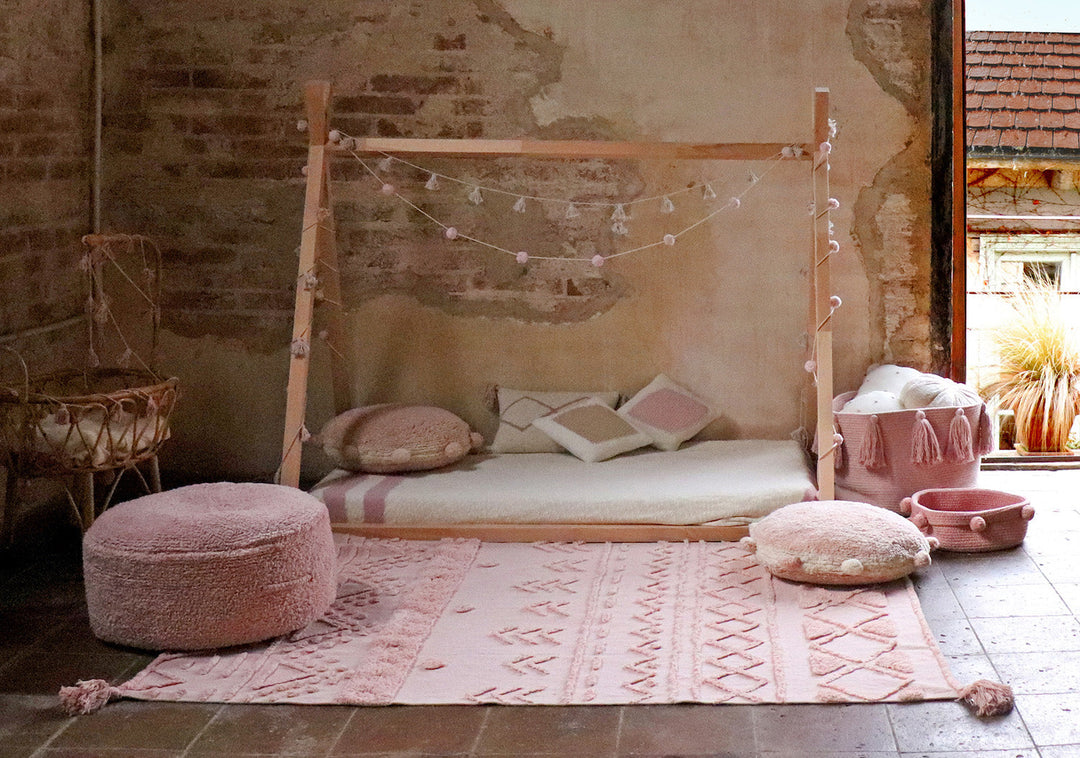 tribu vintage nude washable rug by lorena canals c tribu vnu m 14