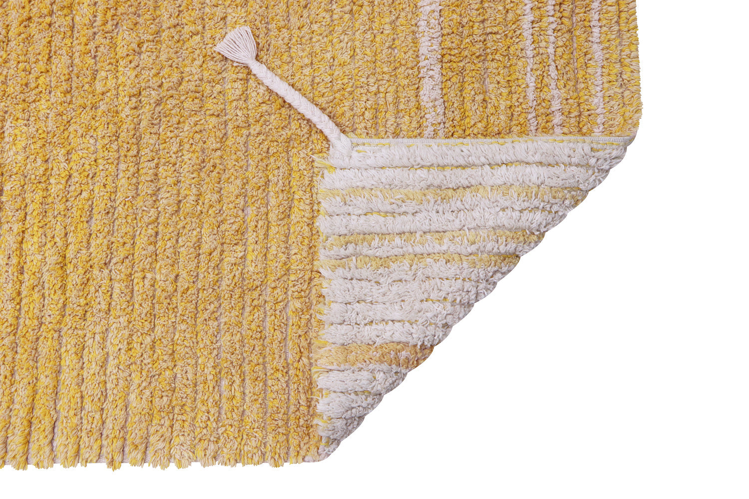 新品 LorenaCanalsWashableRugBereber ETHNIC Twin Amber Reversible Rug – Babytot