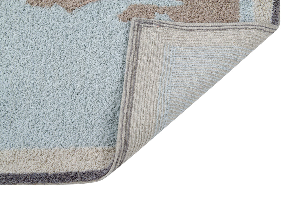 Vintage Map Washable Rug Design By Lorena Canals 4