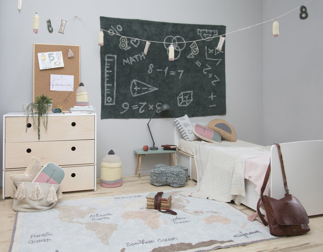 Vintage Map Washable Rug Design By Lorena Canals 6