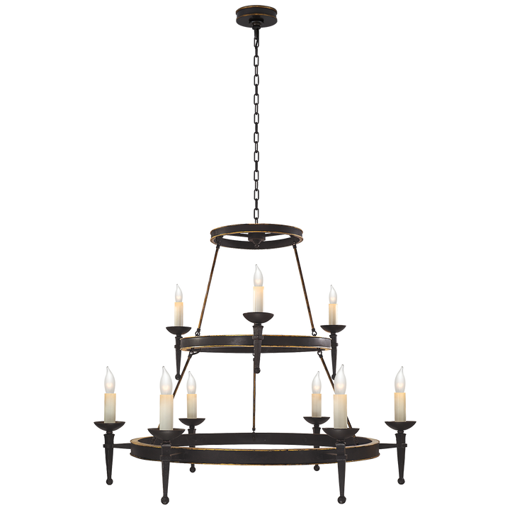 Dorset Large Torch Chandelier by Chapman & Myers