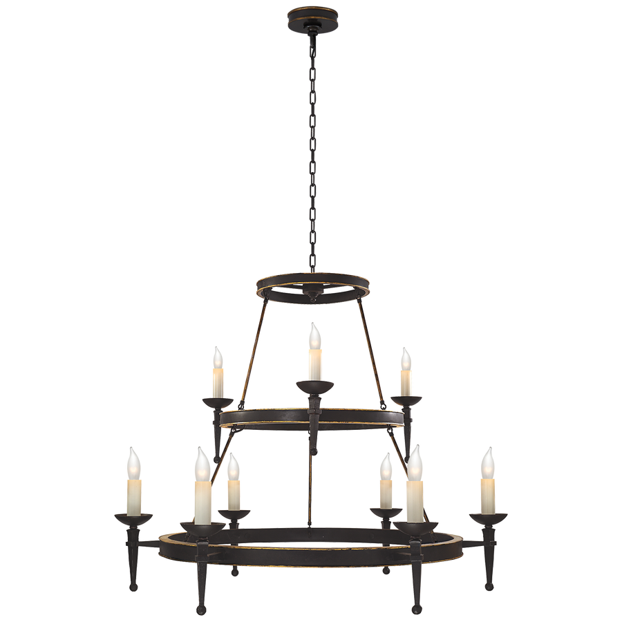 Dorset Large Torch Chandelier by Chapman & Myers