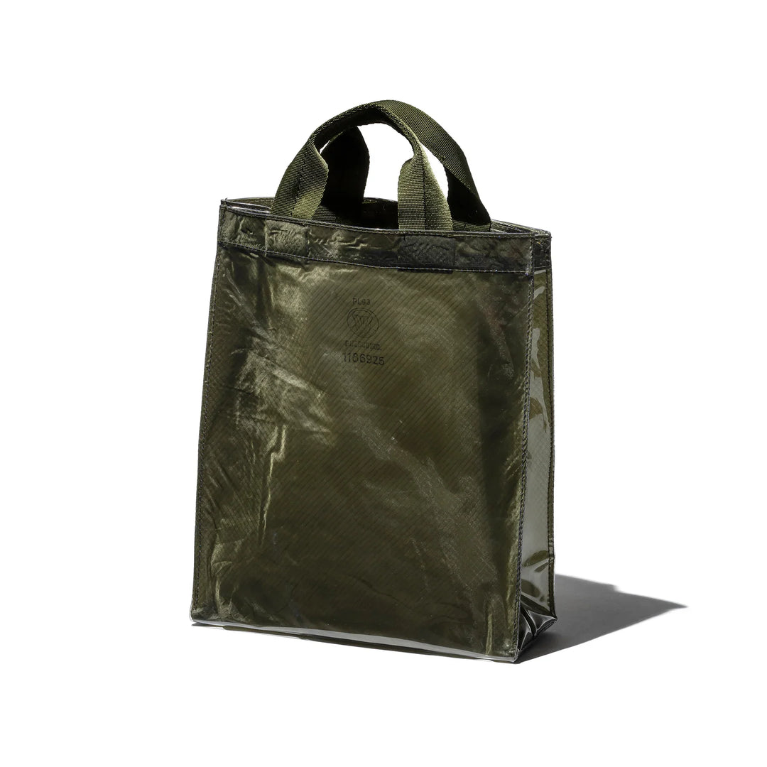 Covered Parachute Document Bag - Olive