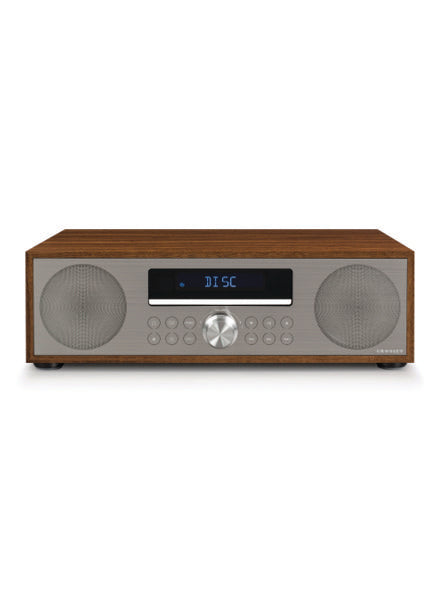 fleetwood clock radio cd player in walnut 1