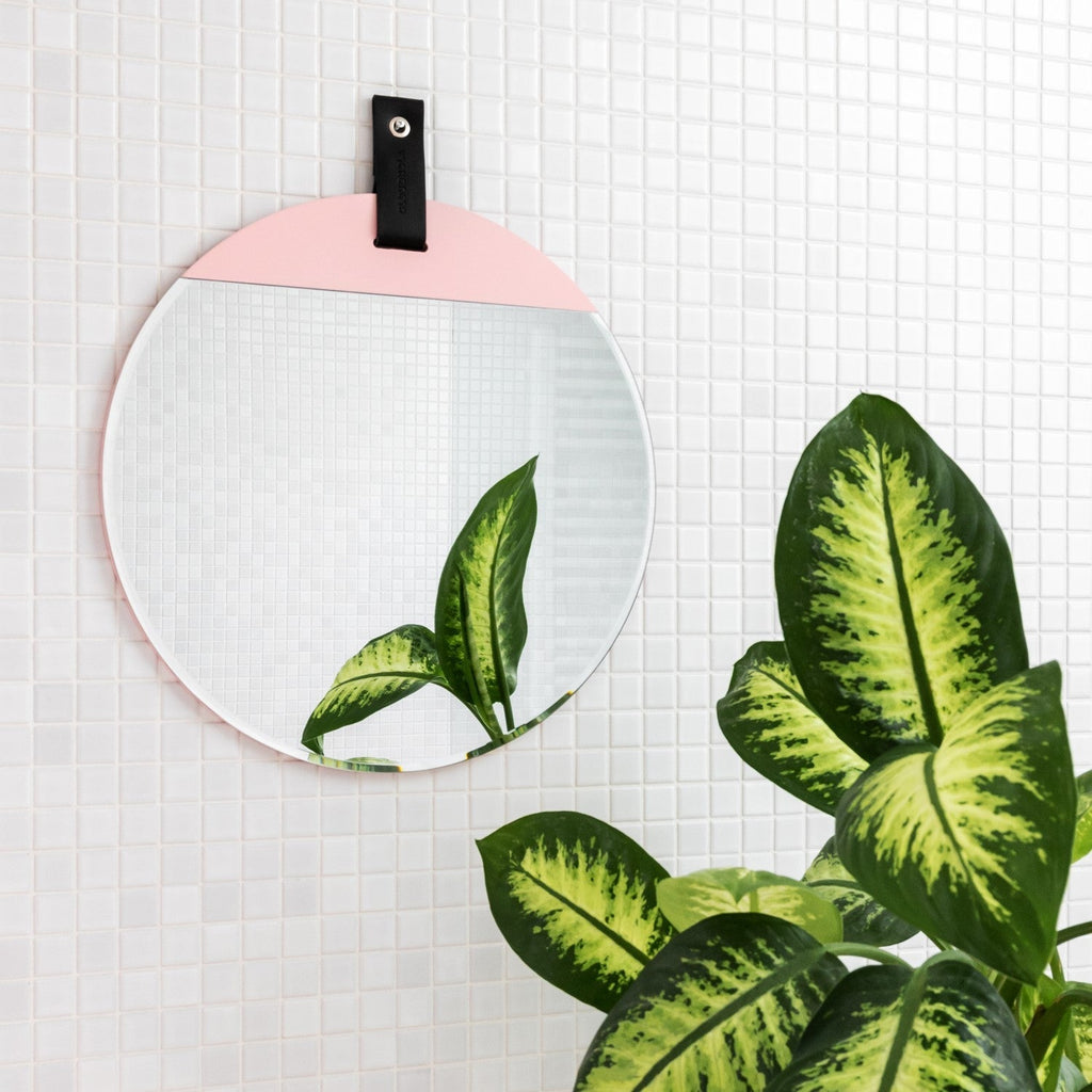 Reflect Mirror  with Leather Loop for Hanging 8