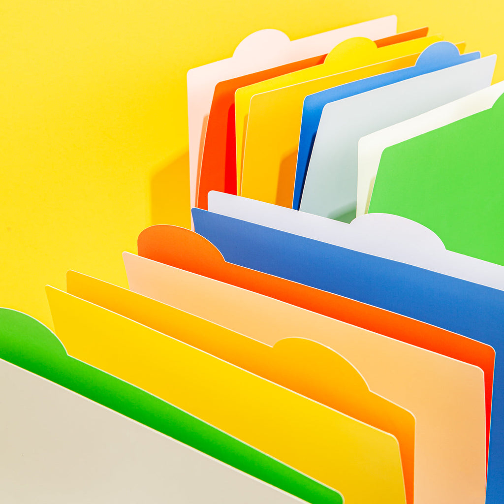 Colorblock File Folder Set 3