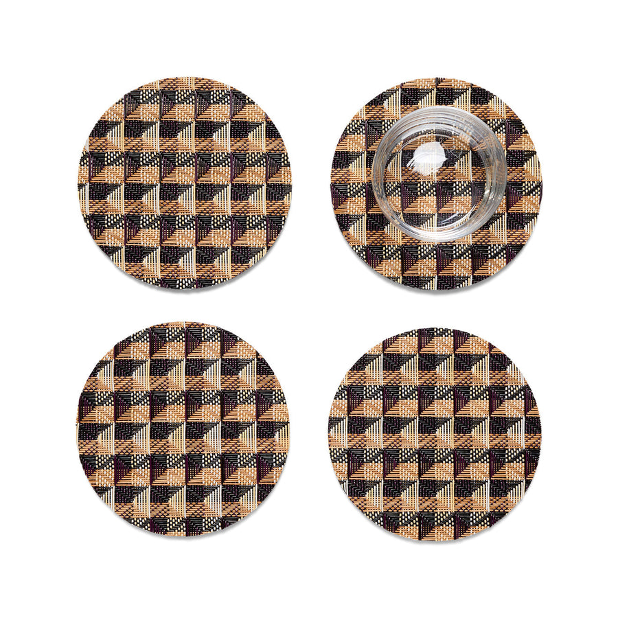 Crane Set Of 4 Coasters Chilewich Chw 101018 001 1