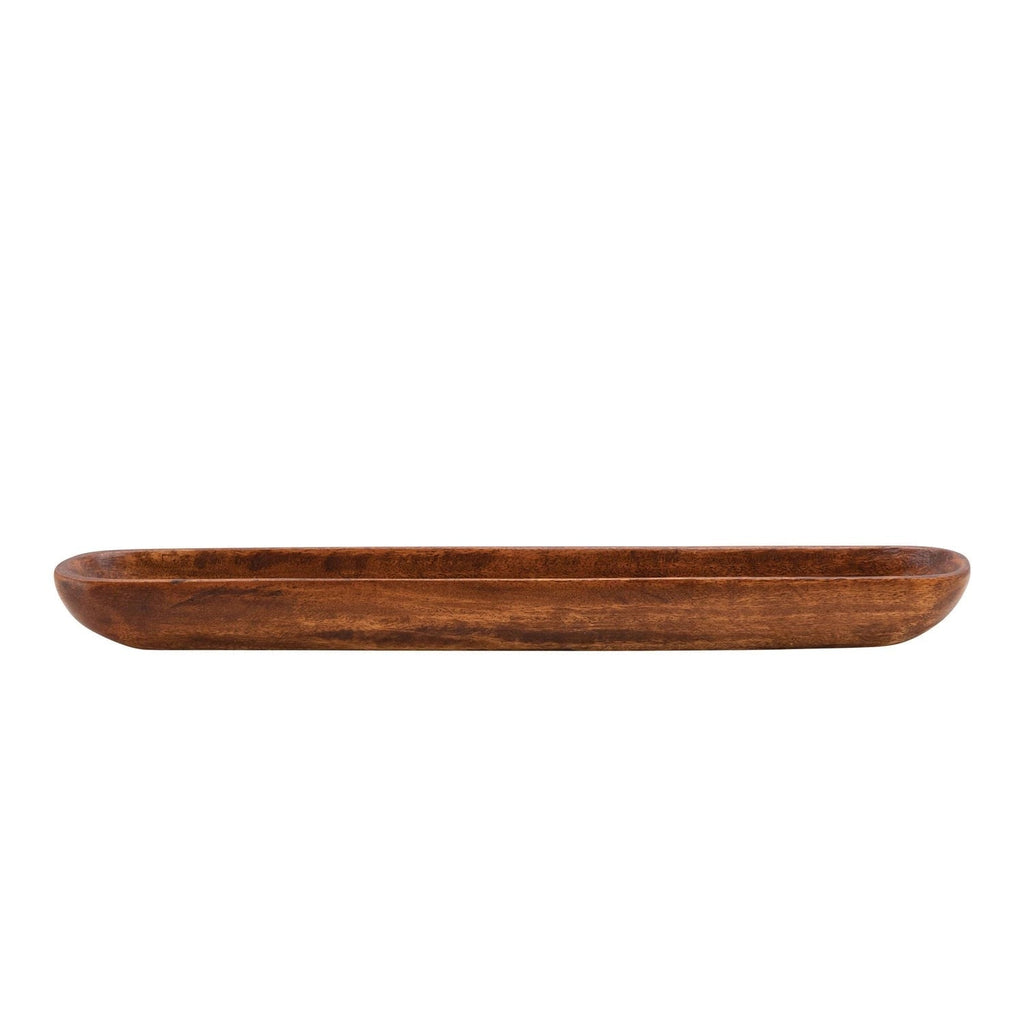 acacia wood olive boat by bd edition df5307 2