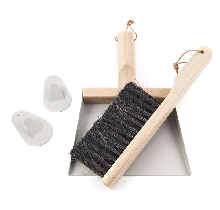 andree jardin mr and mrs clynk grey dustpan brush coffret gift set 4