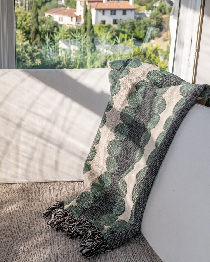 Peas Please Woven Blankets